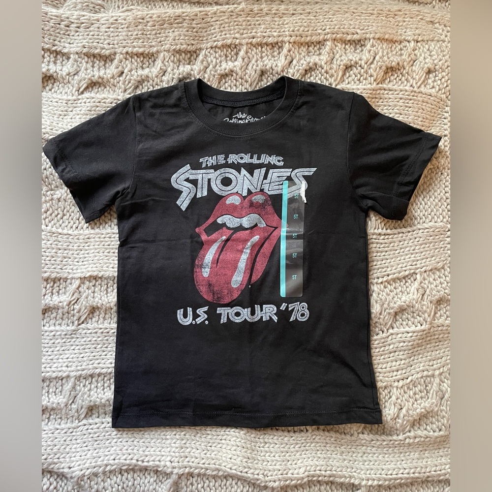 New Kids Rolling Stones tee 78 Tour, Size 5T